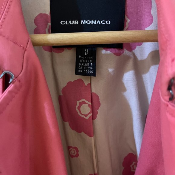 Club Monaco Trench Coat (XS) - Picture 2 of 6